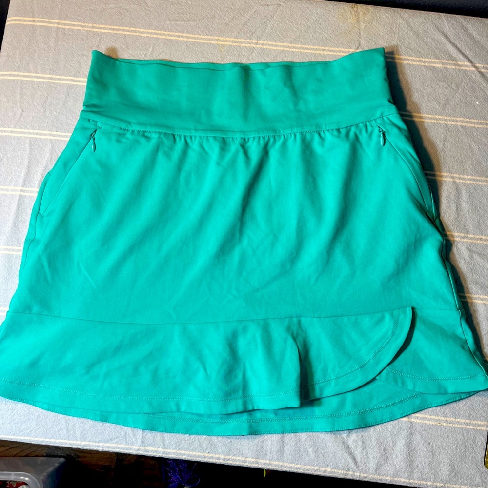 Adidas Skort Medium High Waist With Ruffle Trim